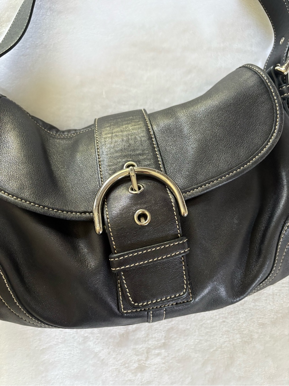 Vintage Coach Soho Flap Hobo Bag - Picture 2 of 10